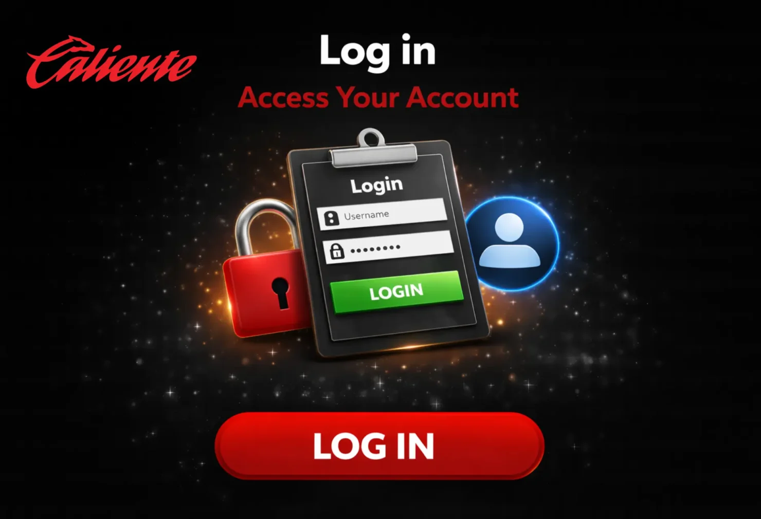 Caliente login process